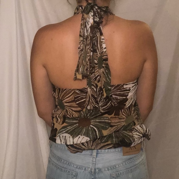 Y2K Rampage Floral Halter Top - Picture 3 of 4